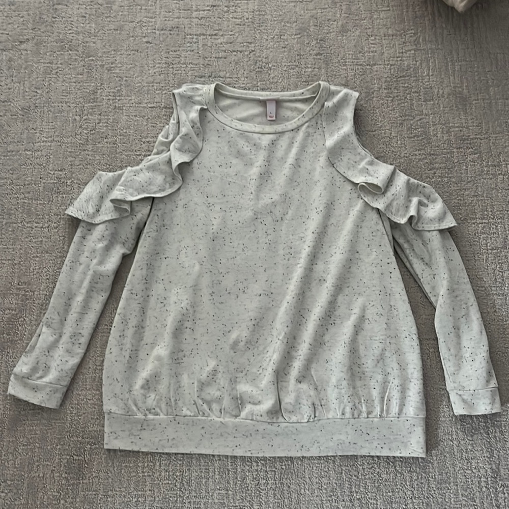 Maternity Cold Shoulder Sweater